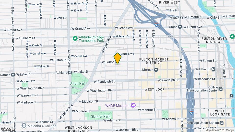 The Elizabeth Chicago Mapa y Detalles de la Ubicación
