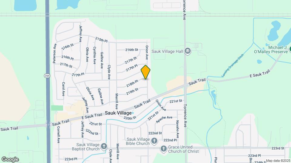 21836 Orion Ave Map and Location Details