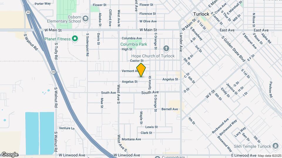 543 Angelus St Map and Location Details