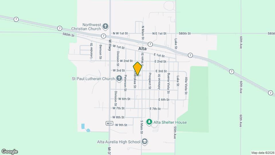 317 S Cherokee St Mapa y Detalles de la Ubicación