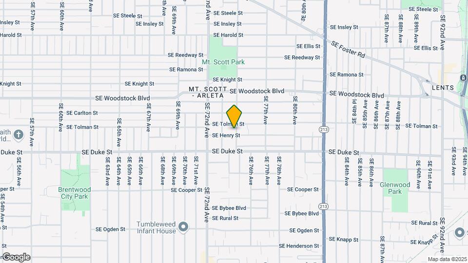 7327 7347 SE Henry St Mapa y Detalles de la Ubicación