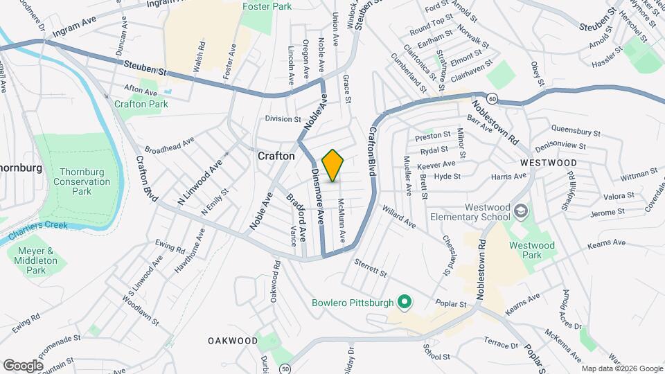 17 Walnut St, Unit 1 Map and Location Details