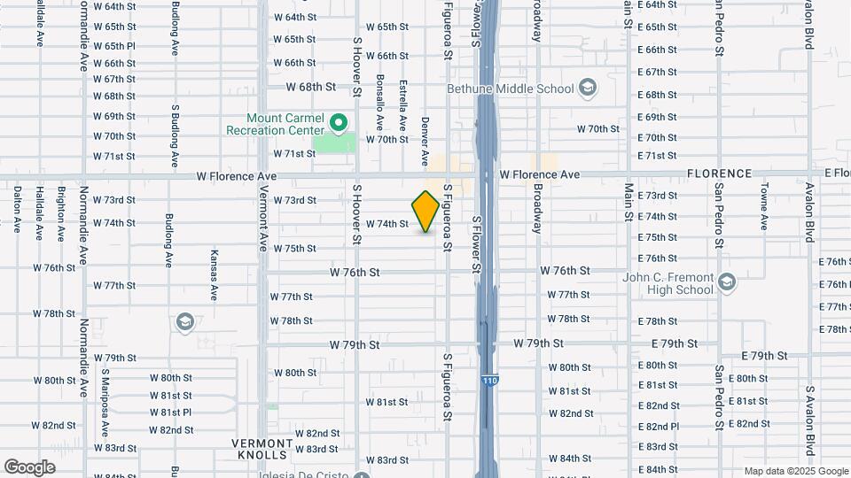 527-529 W 75th St Map and Location Details