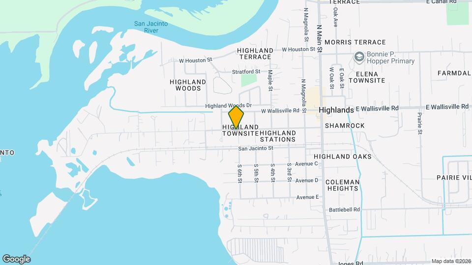 601 Clear Lake Rd Map and Location Details