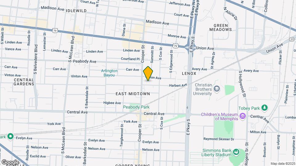 2164 Harbert Ave Map and Location Details