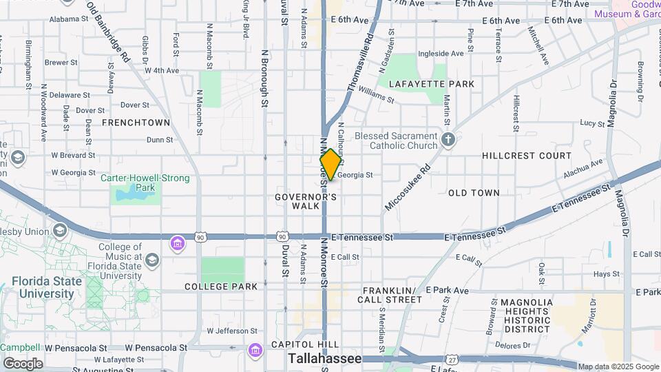 511 N Monroe St Map and Location Details