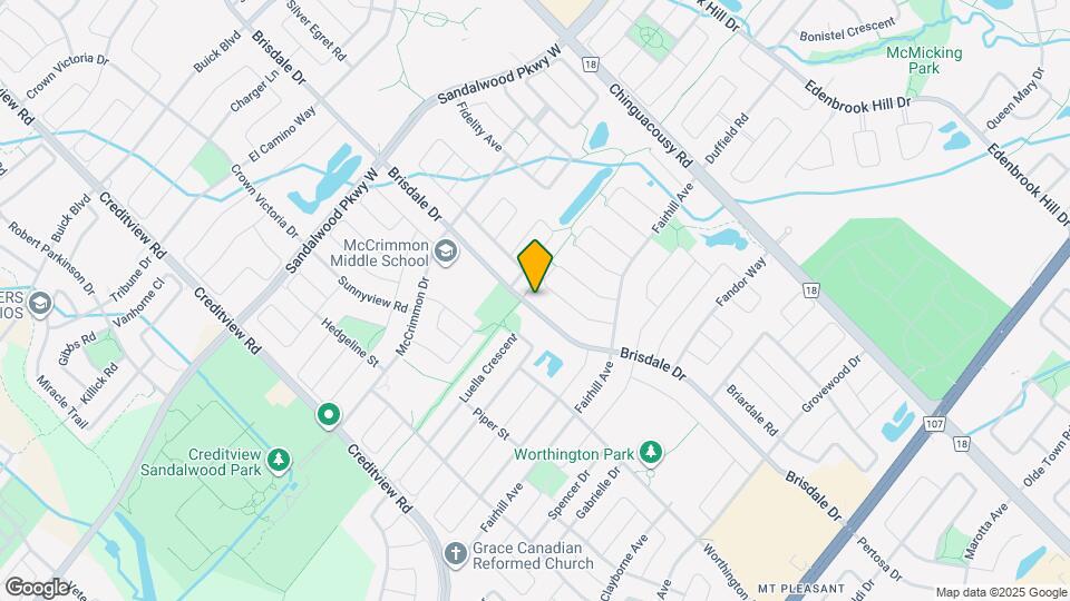 181 Brisdale Dr Map and Location Details