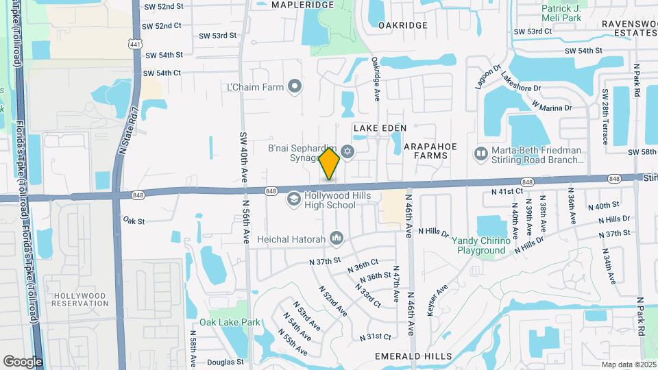 3655 Stirling Rd-Unit -1 Map and Location Details