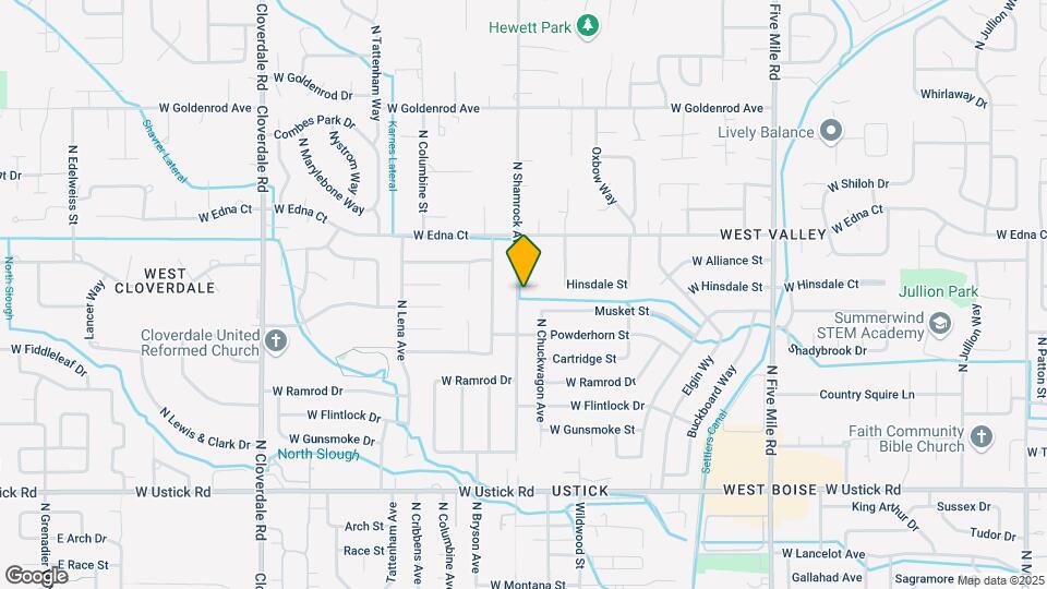 3816 N Shamrock Ave Map and Location Details