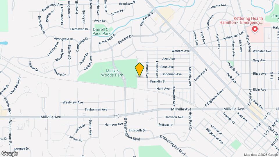1326 Franklin St Map and Location Details