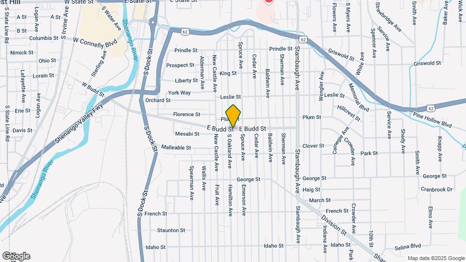 631 S Oakland Ave Map and Location Details