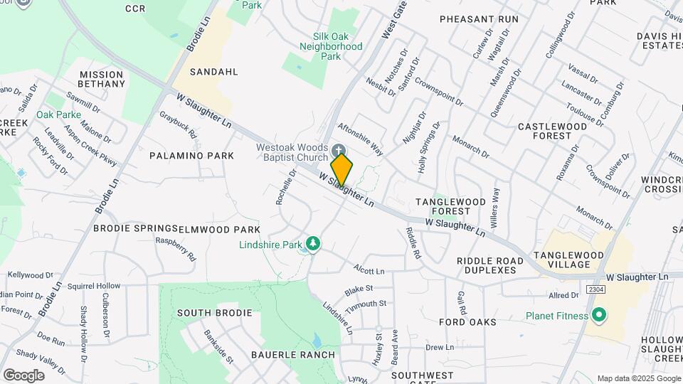 2903 W Slaughter Ln Map and Location Details