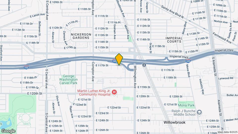 Imperial Highway Apartments Map and Location Details