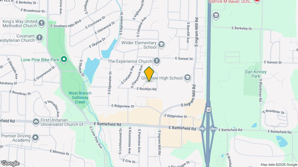 3060 E Covington St Map and Location Details