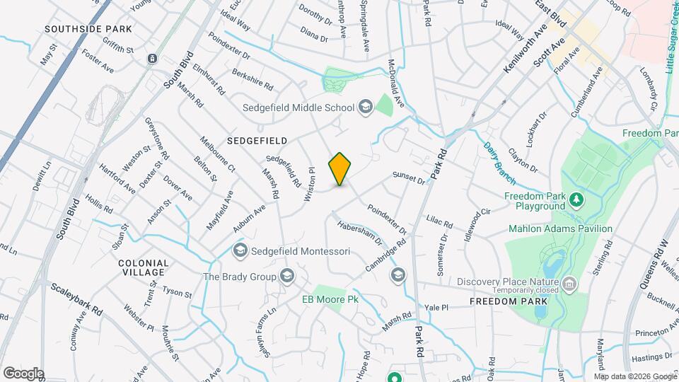 913 Sedgefield Rd Map and Location Details