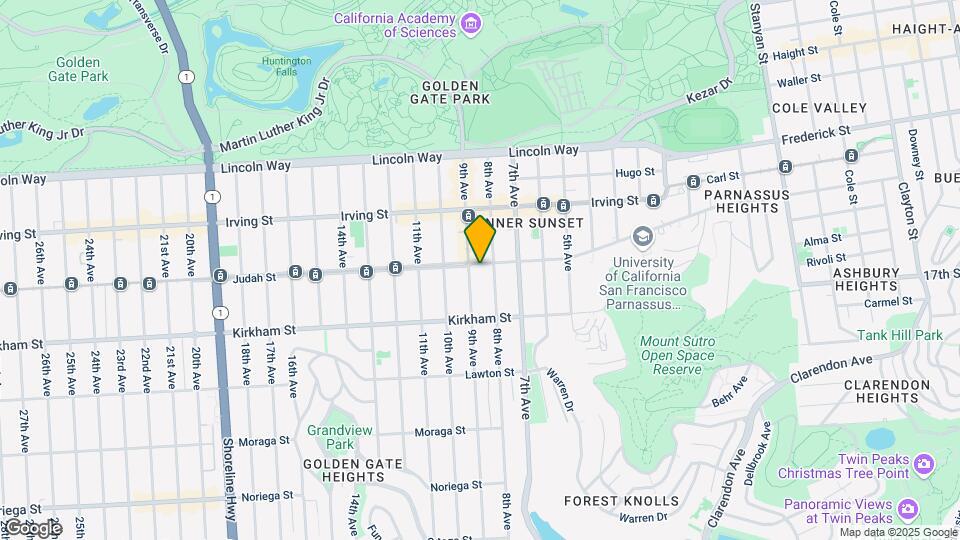 331 Judah St Mapa y Detalles de la Ubicación