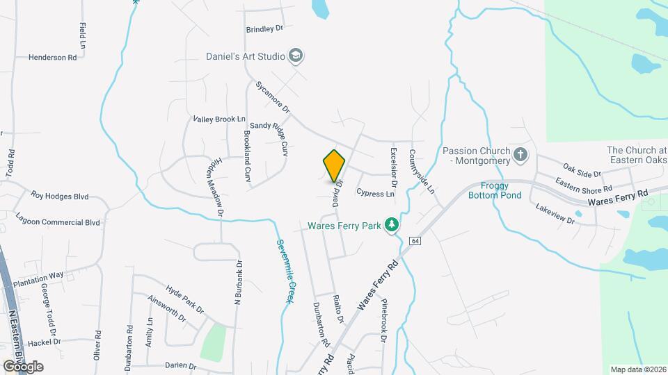 1005 David Dr Map and Location Details