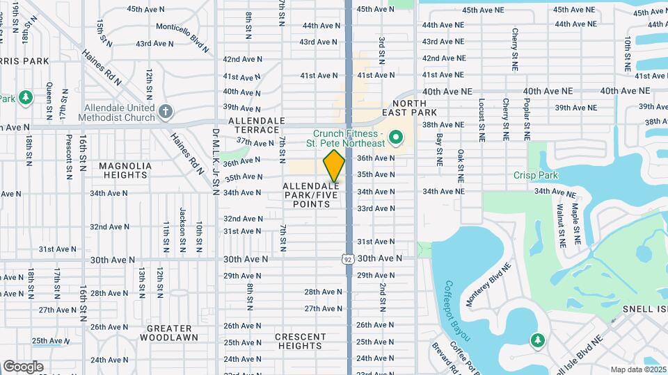 439 34th Ave N Map and Location Details