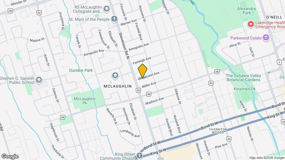 511 Woodcrest Ave Map and Location Details