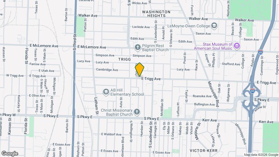 502 E Dison Ave Map and Location Details