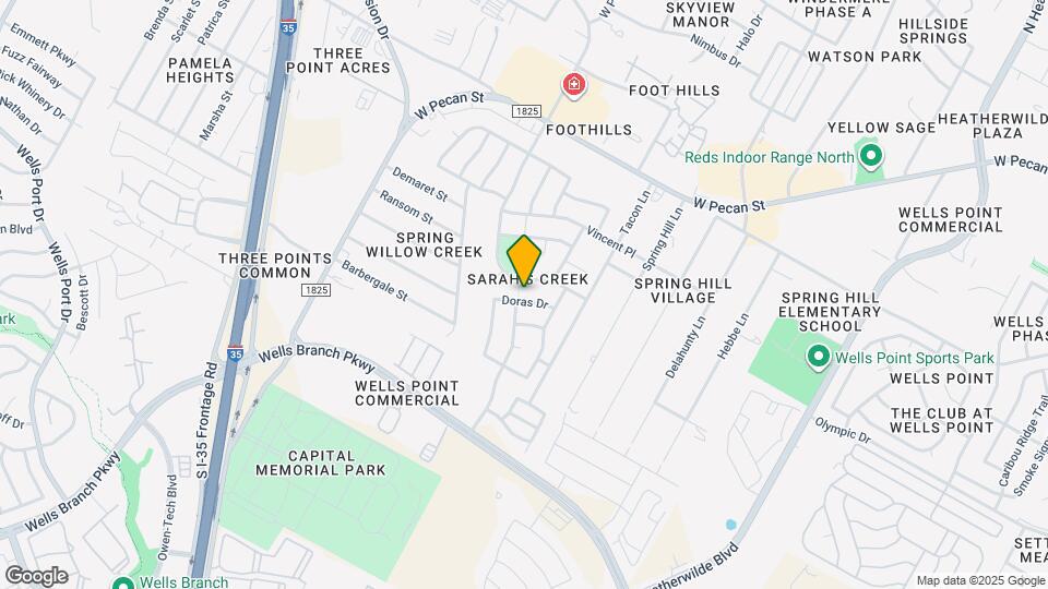 1032 Doras Dr Map and Location Details