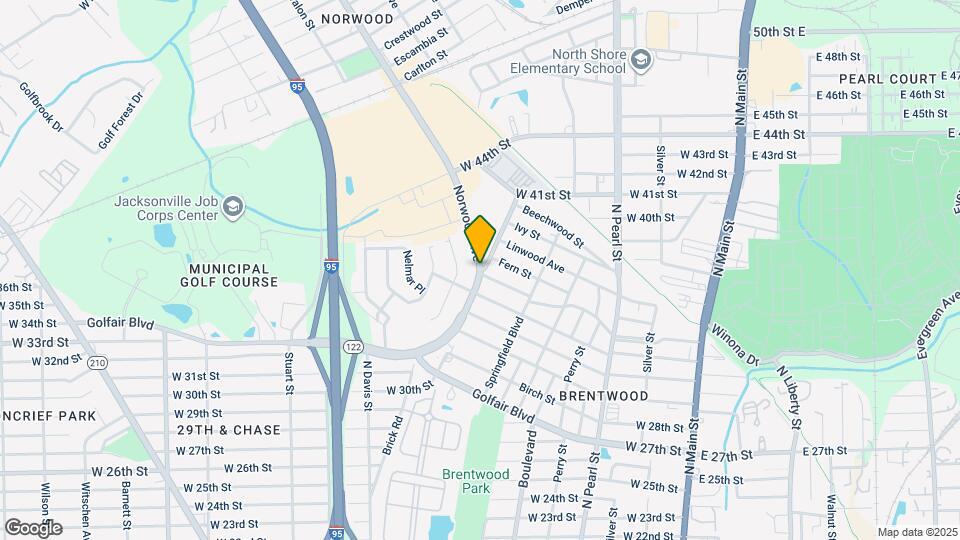 4546 Norwood Ave Map and Location Details