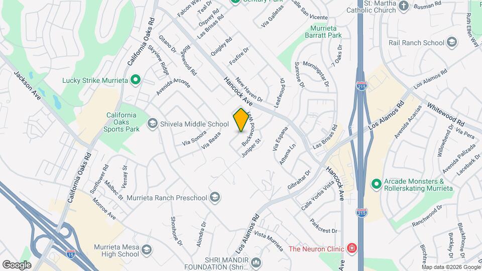 40132 White Leaf Ln Map and Location Details