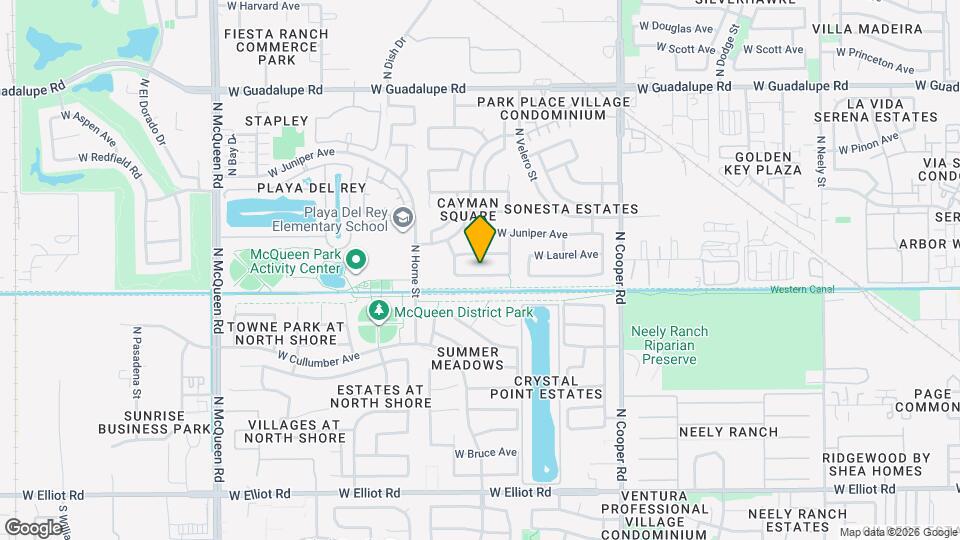 1078 W Heather Ave Map and Location Details