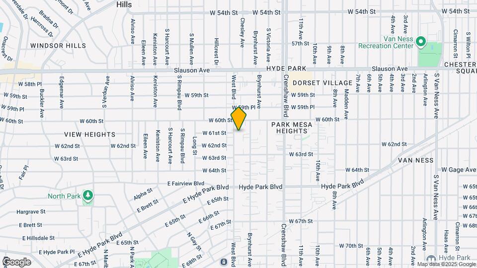 6100 West Blvd Map and Location Details
