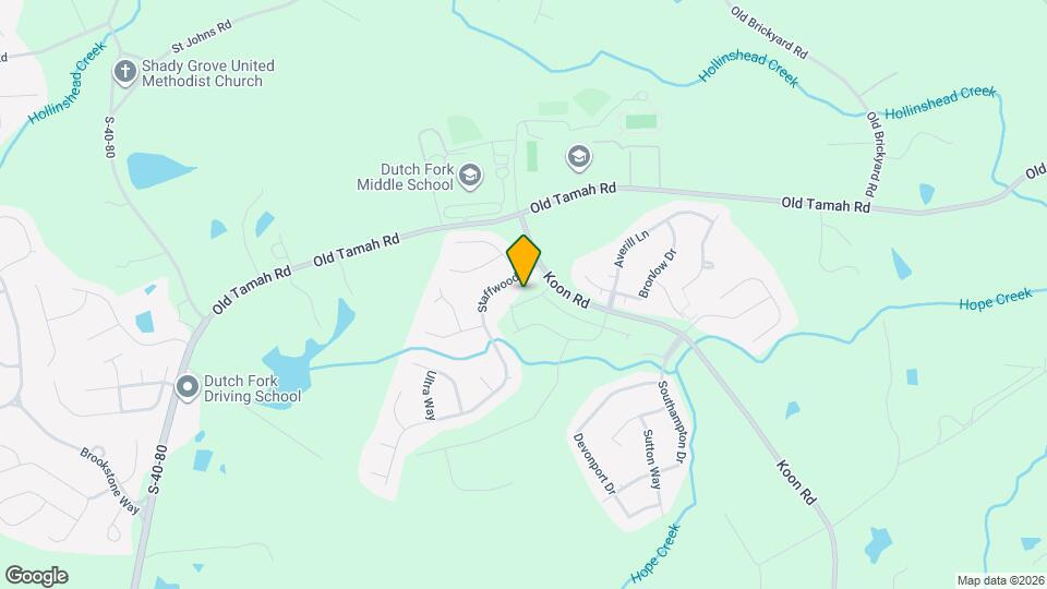 415 Stonyhurst Dr Map and Location Details