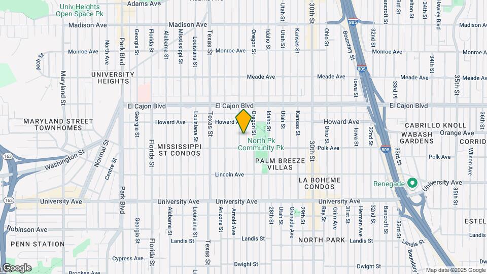 4143 Hamilton St Mapa y Detalles de la Ubicación
