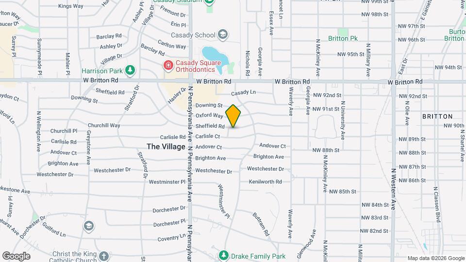 1516 Sheffield Rd Map and Location Details