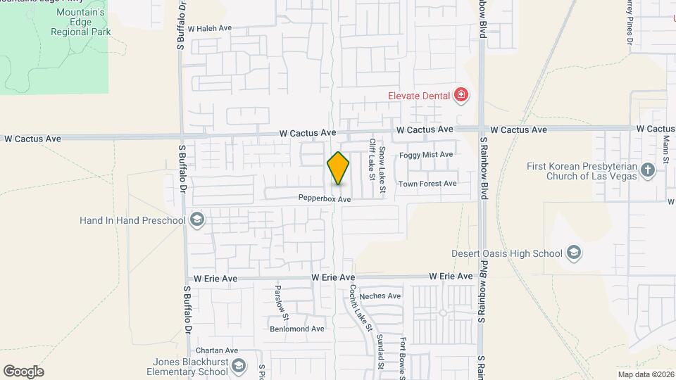 10663 Peach Creek St Map and Location Details