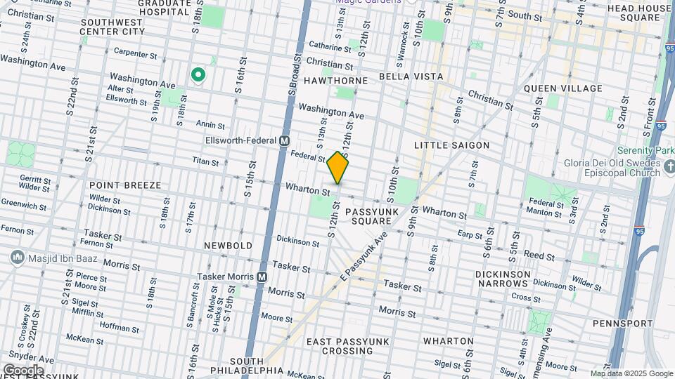 1201-1203 Wharton St Mapa y Detalles de la Ubicación