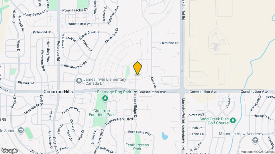 2529 Hannah Ridge Dr Mapa y Detalles de la Ubicación