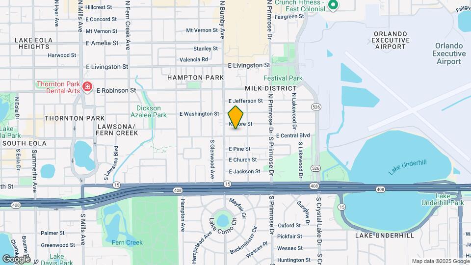2505 E Central Blvd Map and Location Details