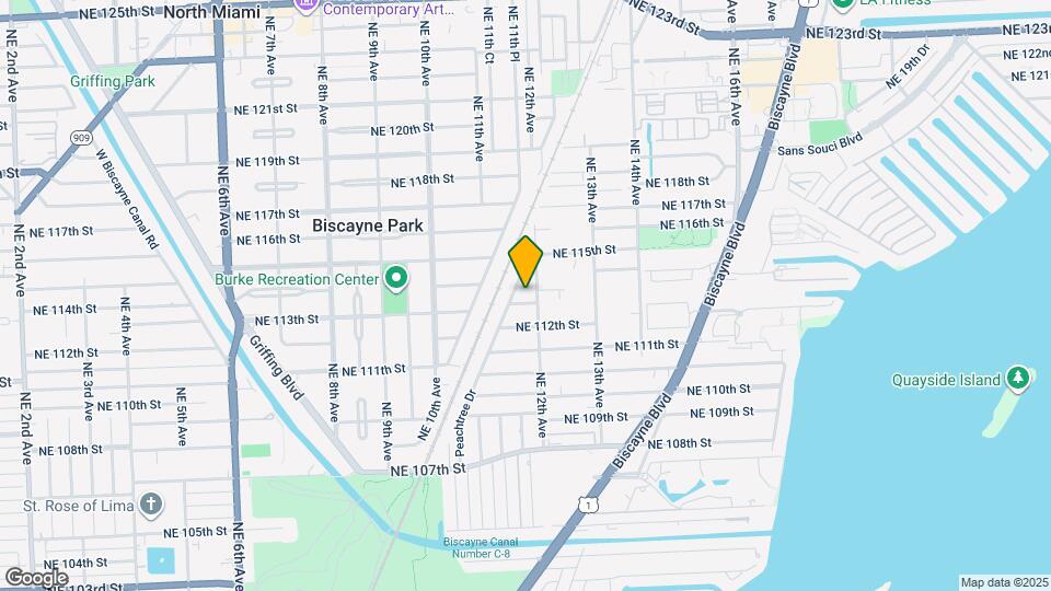 1145 NE 113th St Map and Location Details