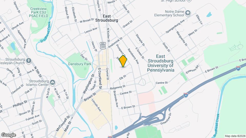 109 Fairview St Map and Location Details