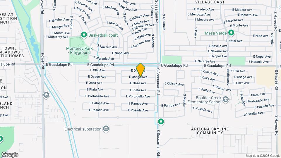 7453 E Osage Ave Map and Location Details