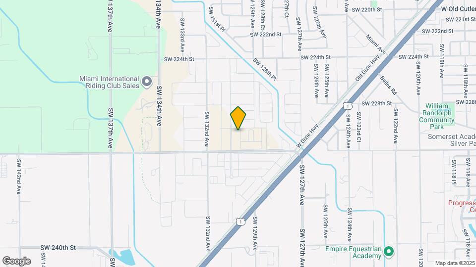 23036 SW 129th Pl Mapa y Detalles de la Ubicación