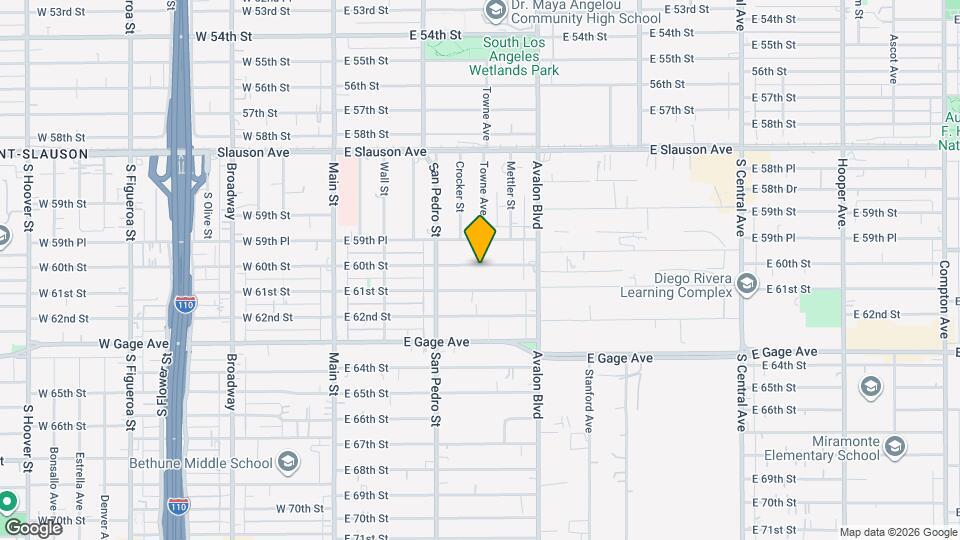 350 E 60th St Map and Location Details