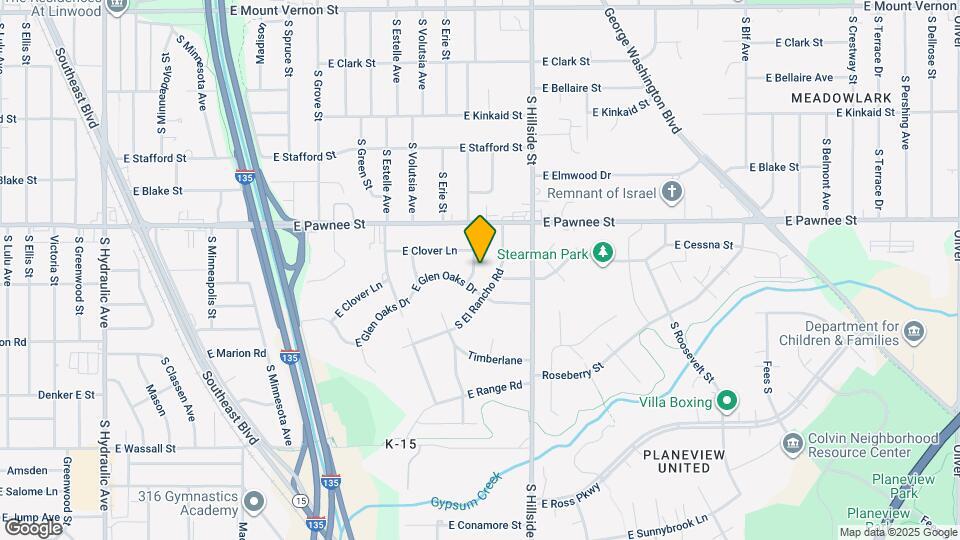 2520 S twin Oaks St Map and Location Details