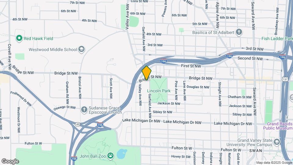 341 Garfield Ave NW Map and Location Details