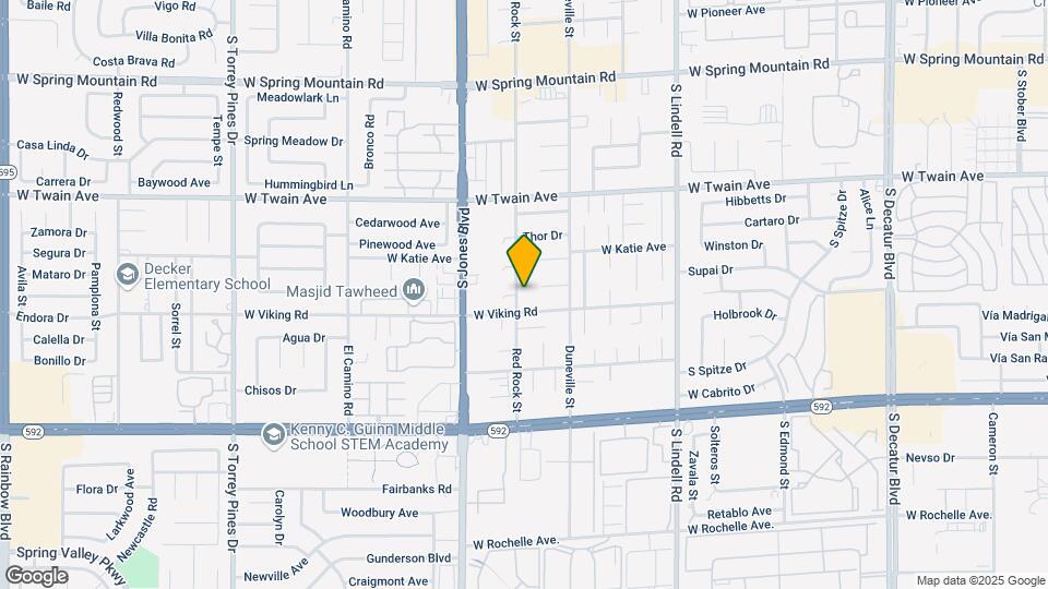 3864 Red Rock St Map and Location Details