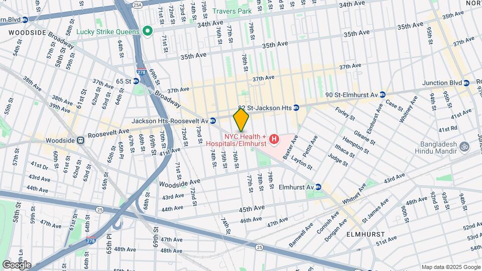 40-42 77th St Map and Location Details