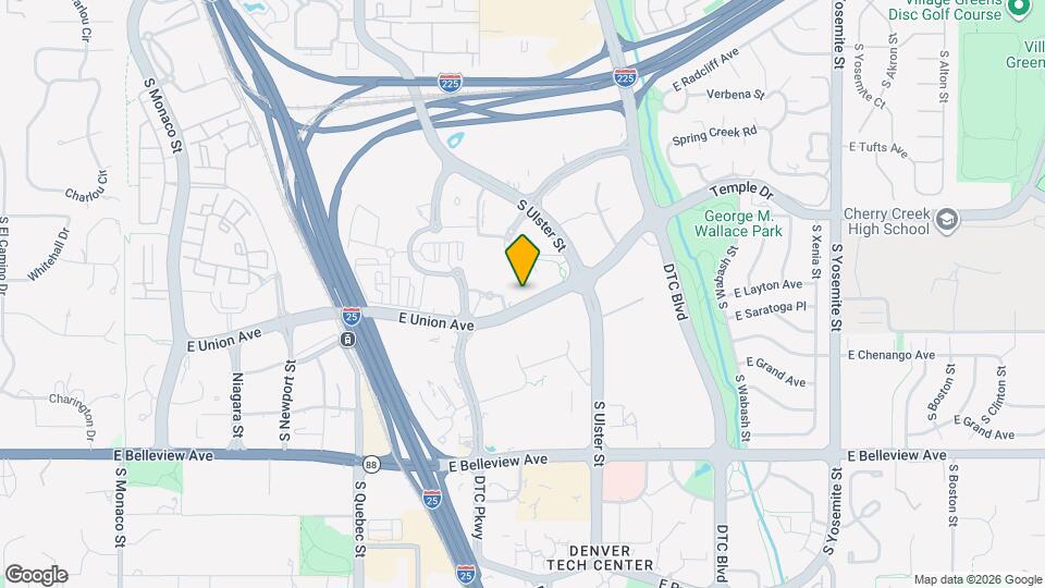 7831 E Union Ave, Unit 632 Map and Location Details