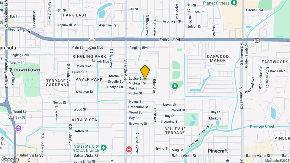 2933 Michigan St Map and Location Details