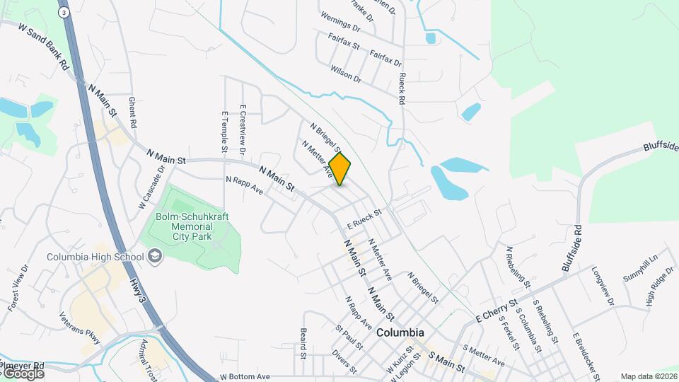 826 N Metter Ave Map and Location Details