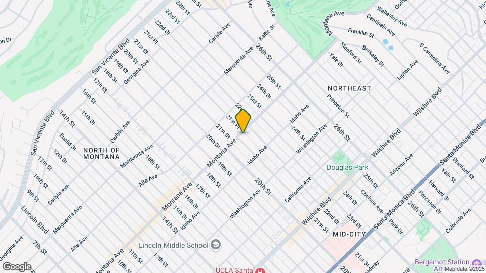 807 21st Street Map and Location Details