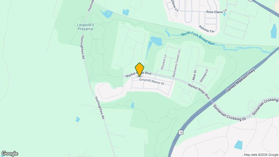 15998 Greymill Manor Dr Map and Location Details